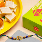 Kanha Rakhi with Kaju Barfi