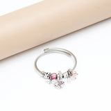 Butterfly Charms Silver Bracelet