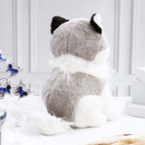 White and Grey Husky Soft Toy