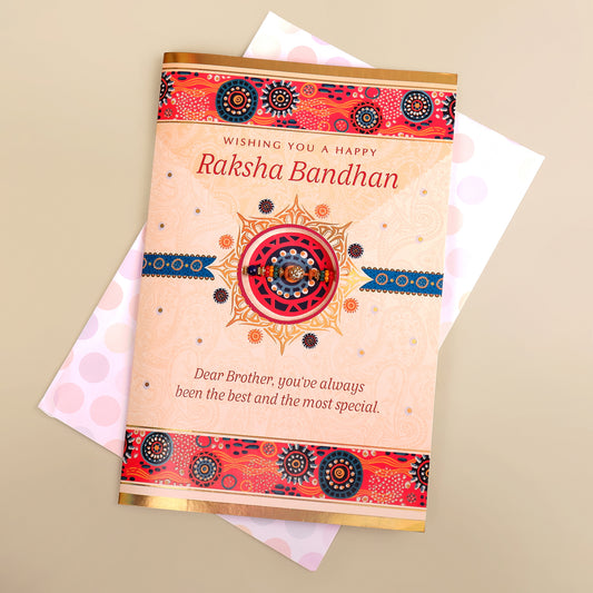 Raksha Bandhan Wishes Greeting Card With Envelope