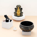 Meditating Budda Spiritual Fountain with LED Light