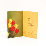 Warm Wishes New Year Greeting Card with Envelope