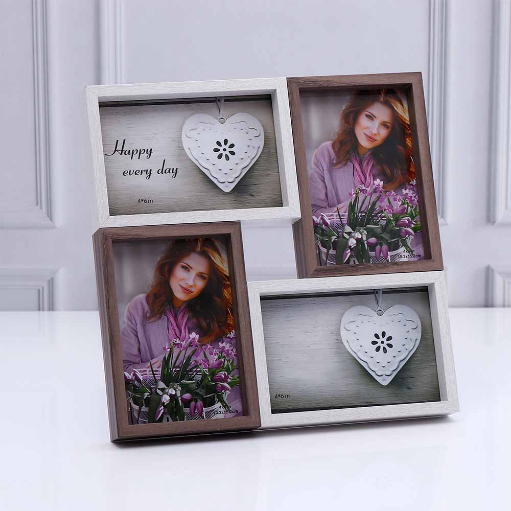 Ivory Haze Multi-Space Photo Frame