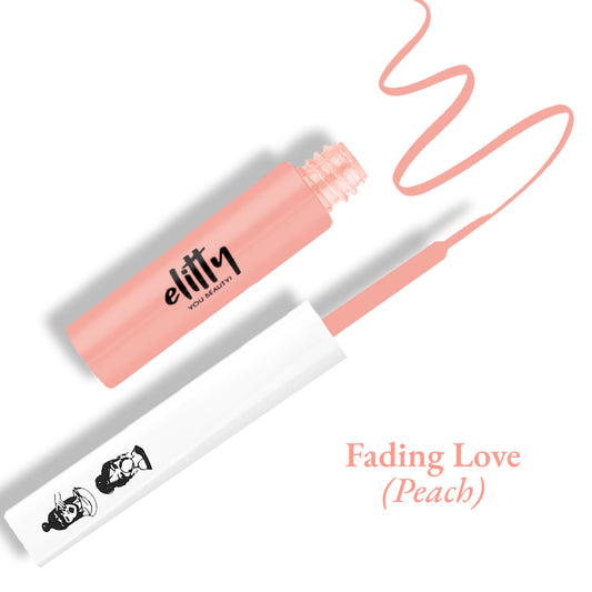 Elitty Peach Matte Pop Coloured Eyeliner - Fading Love (4ml)