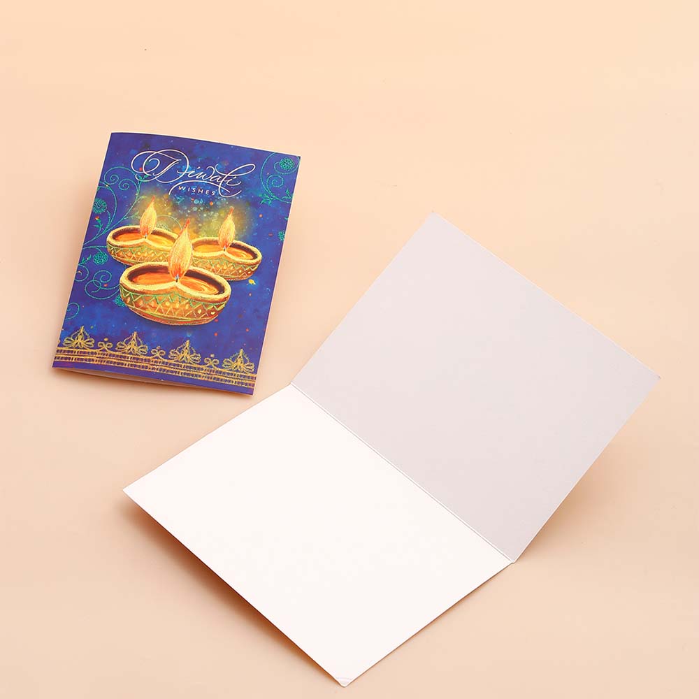 Timeless Diwali Seasons Greeting Card Pack Of 10