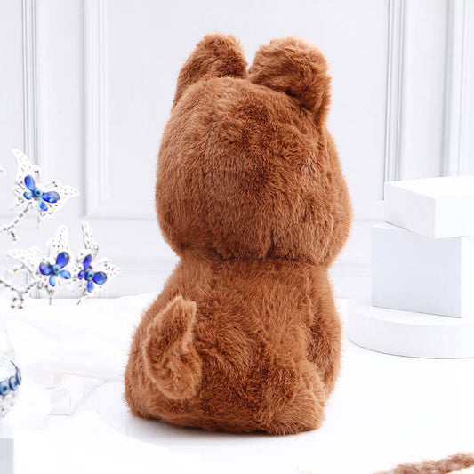 Brown Plush Dog Soft Toy