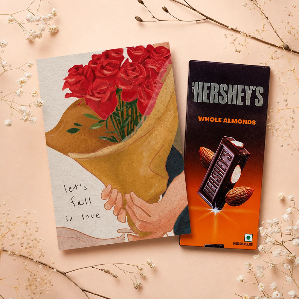 Special Anniversary Personalised Card with Chocolate