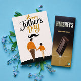 Wonderful Father's Day Personalised Greeting Card with Chocolate Bar