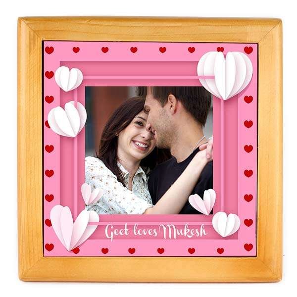 Pink Personalized Tile