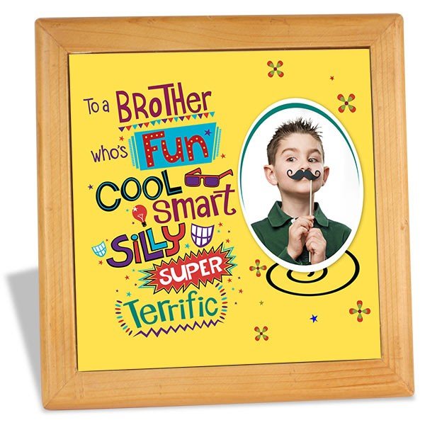 Cool Brother Personalized Wooden Tile