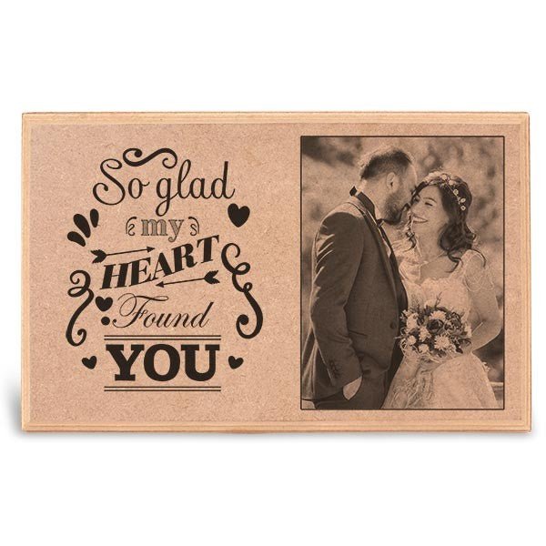 Found You Personalized Wooden Plaque
