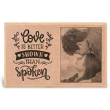 Personalized Wooden Plaque With Romantic Text