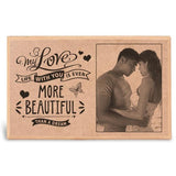 My Love Customized Wooden Plaque