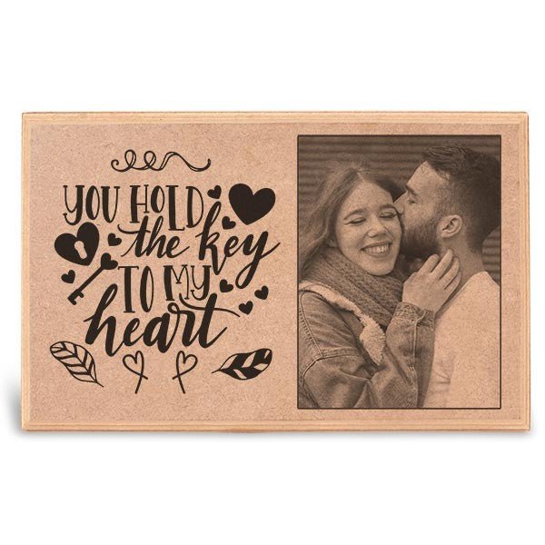 Romantic Text Personalized Wooden Plaque