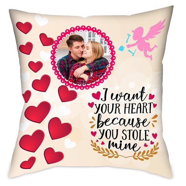 Romantic Quote Personalized Cushion