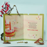 Green Birthday Greeting Hanging Card