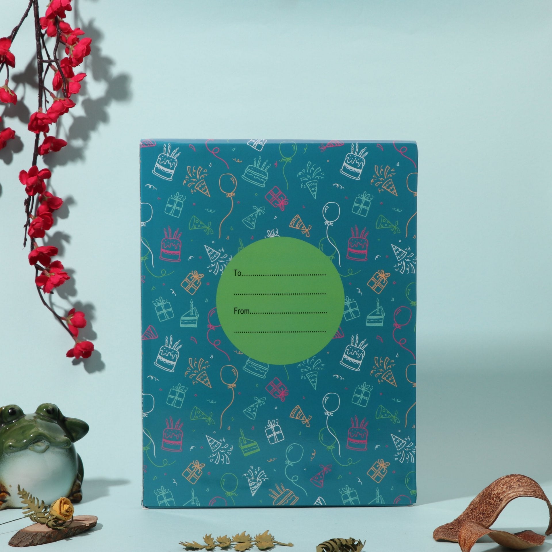 Green Birthday Greeting Hanging Card