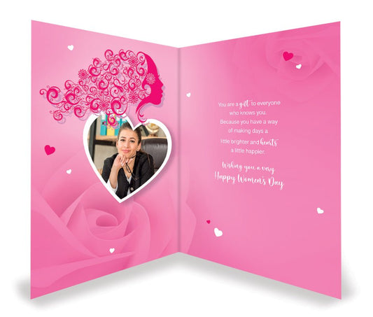Personalised Being a Woman Greeting Card