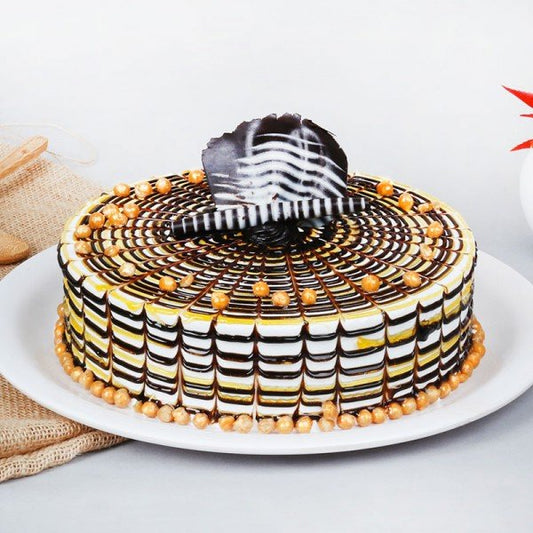 0.5 Kg Butterscotch Cream Cake