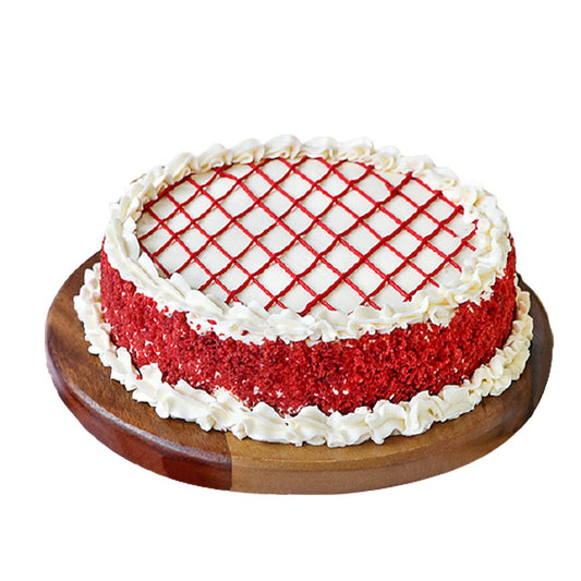 Red Velvet With Sprial Cake 500 Gm