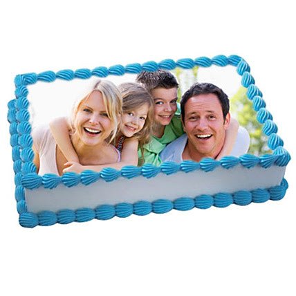 Vanila Photo Cake 1 Kg