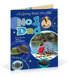 No.1 Dad Personalised Card