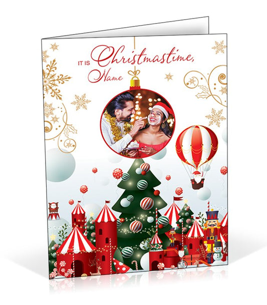 It Is Christmastime Personalised Card