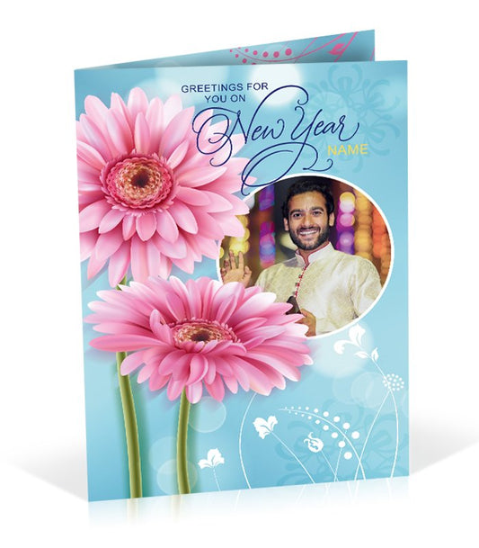 Greetings For You On New Year Personalised Card
