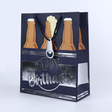 Beer Design Happy Birthday Printed Paper Bag Pack of 3