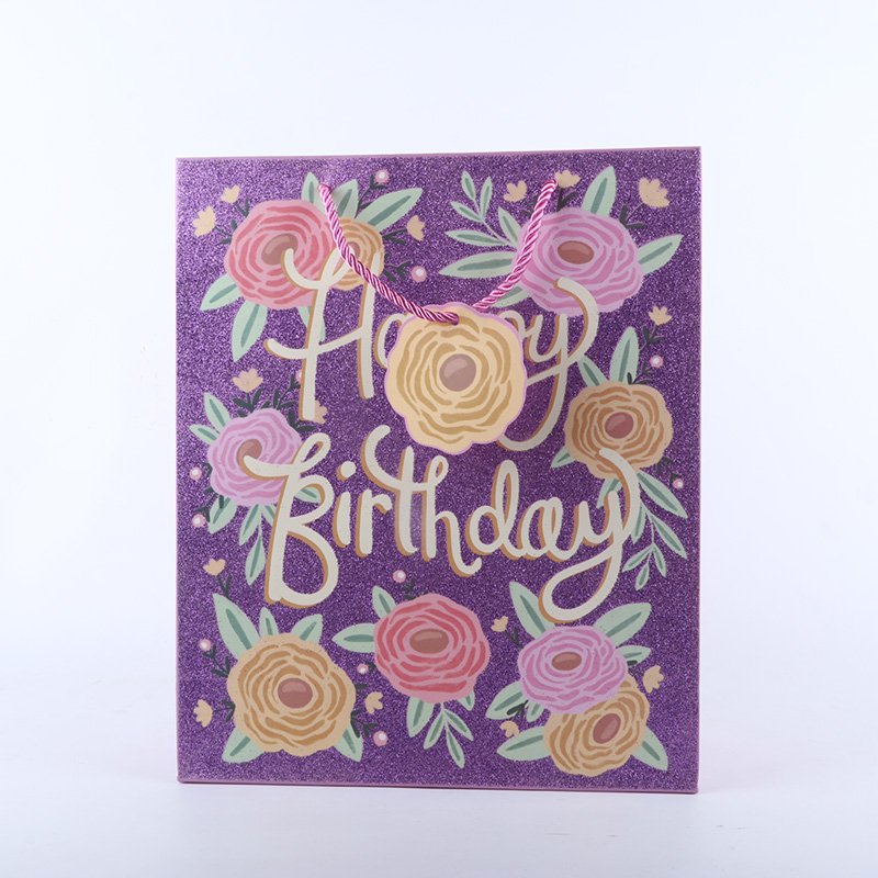 Happy Birthday Printed Paper Bags Pack Pack of 3