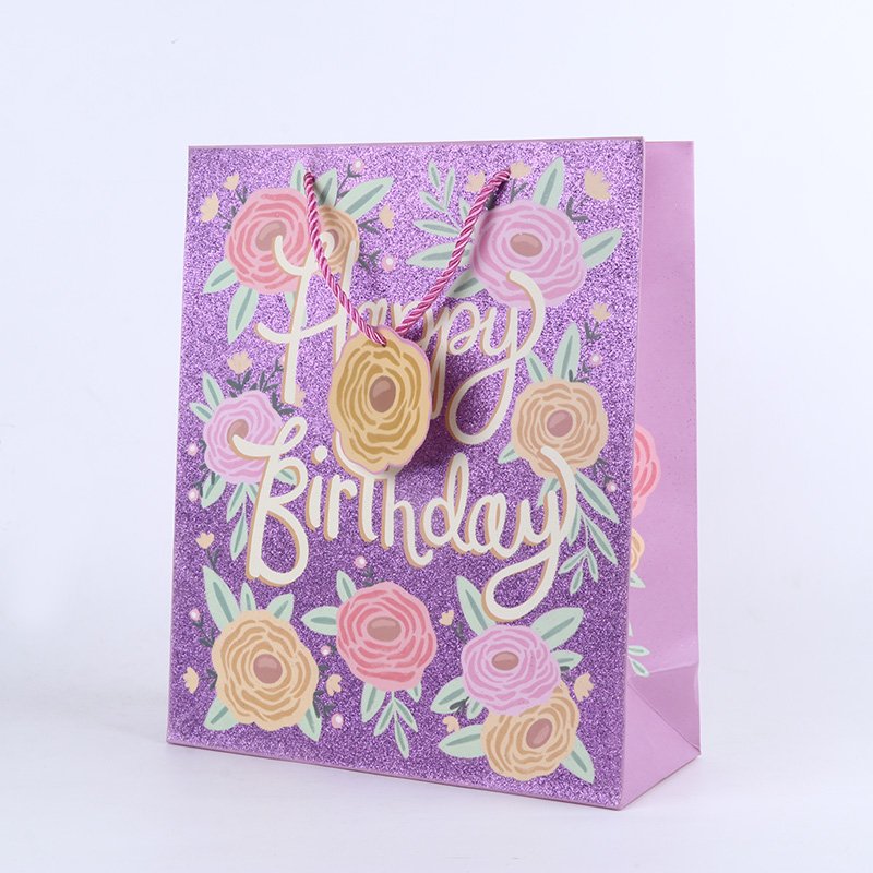 Happy Birthday Printed Paper Bags Pack Pack of 3