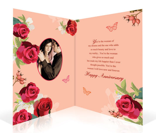 Anniversary Love To My Beautiful Wife Card