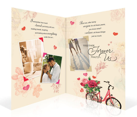 For My Love Personalised Card