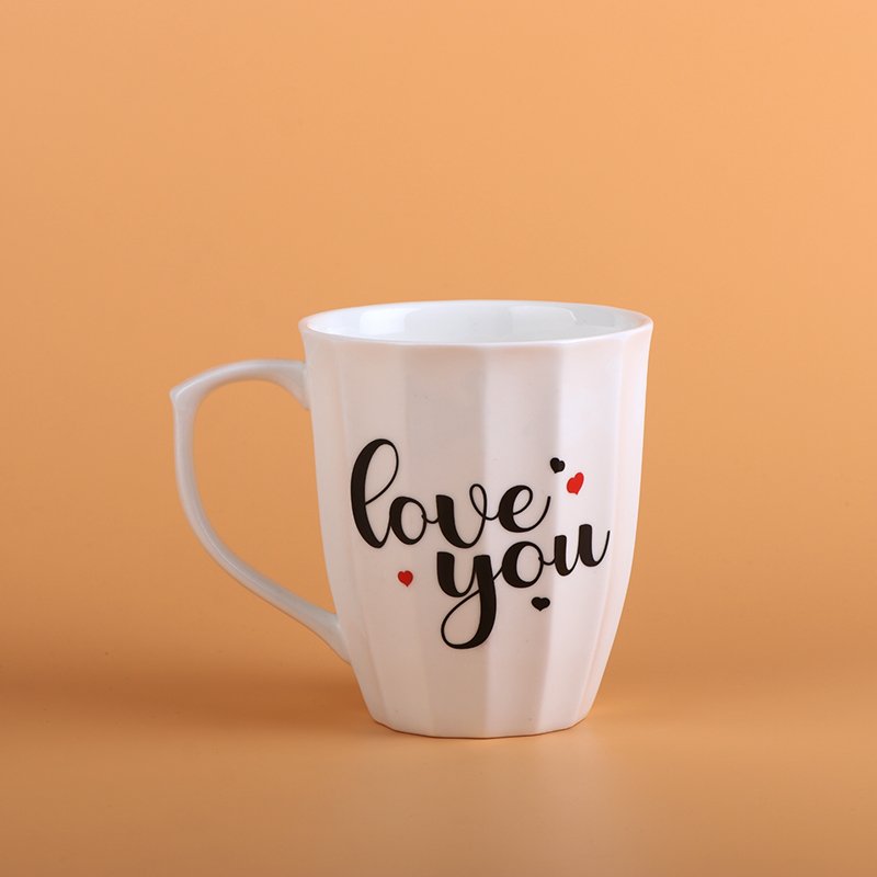 Love You More and Love You Quote Mug Set