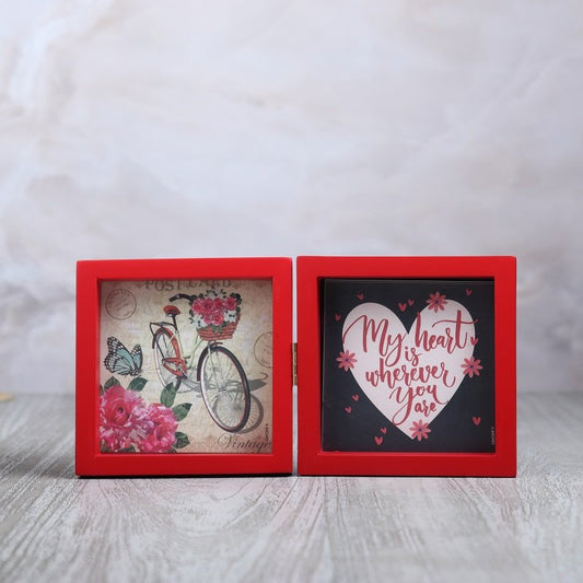 Red Big Twin Photoframe