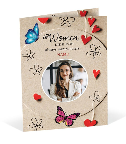 Women Like You Always Inspire Others Greeting Card