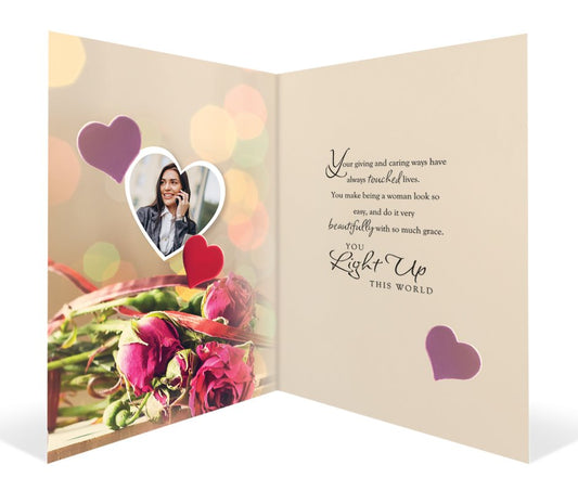 You Not Just Sparkle You Shine Womens Day Greeting Card