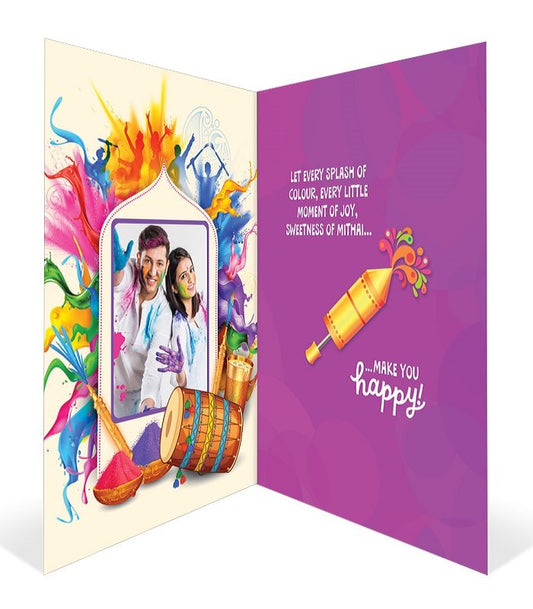 Happy Holi Multicolor Greeting Card