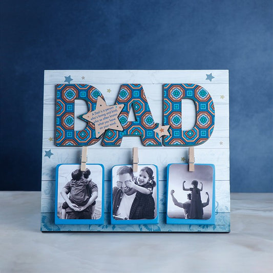 Dad Wooden Photoframe
