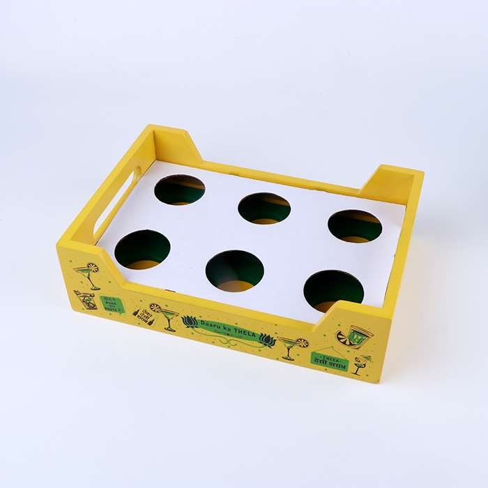 The Beautiful Design Shots Tray Glass