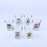 The Beautiful Design Shots Tray Glass