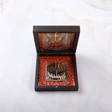 The Beautiful Design in Golden Color of MATA RANI