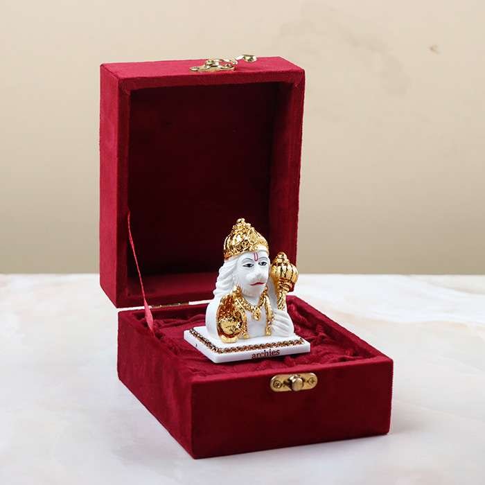 Divine Hanuman Ji Statue with Spacious Gifting Box
