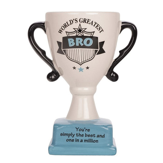 Home Decor Showpiece Gift Trophy For World Best Brother