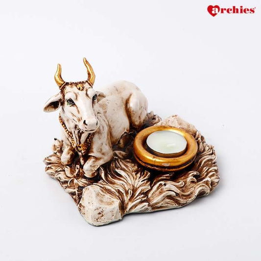 Beautiful Cow Desi Archies Candle Stand