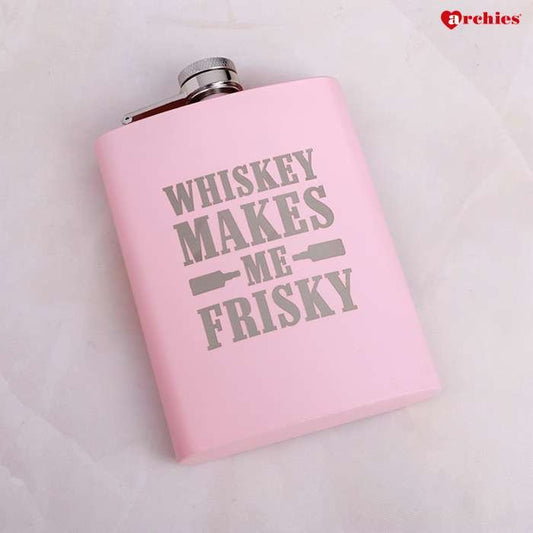 Sturdy Silver Stainless Steel Hip Flask