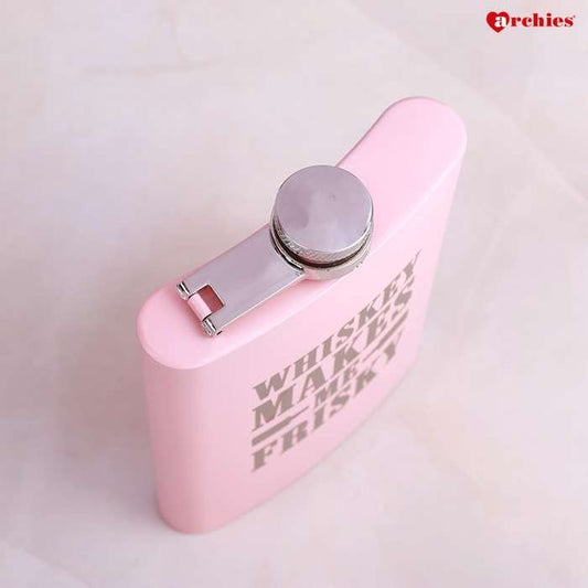 Sturdy Silver Stainless Steel Hip Flask