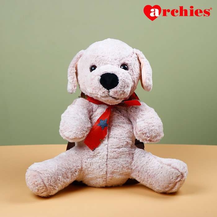 Archies Dog Soft Toy Bag 40 cm ( Assorted Color )
