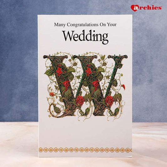 Many Congratulation On Wedding Card