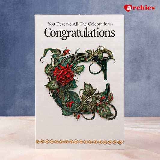 You Deserve Celebrations Congratulations Card